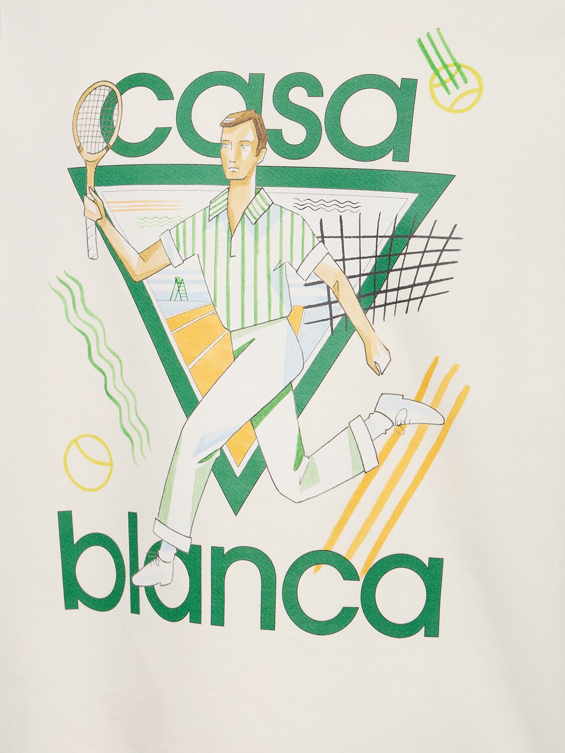 CASABLANCA Casablanca Printed logo jersey sweatshirt - Size: XS Sweatshirts | Shop From The Mirage