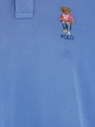 Polo ralph lauren "Custom Slim Fit" Blue Polo Shirt with Classic Collar and Polo Bear Embroidery on the Front in Cotton Man