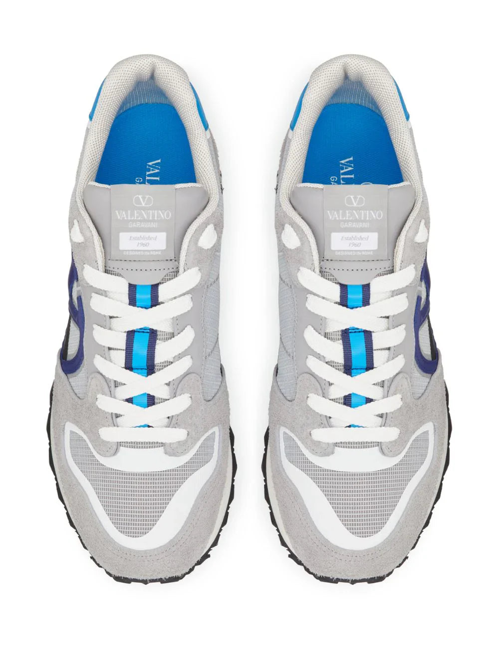 Valentino Garavani V Logo Pace Low top Trainers in Grey