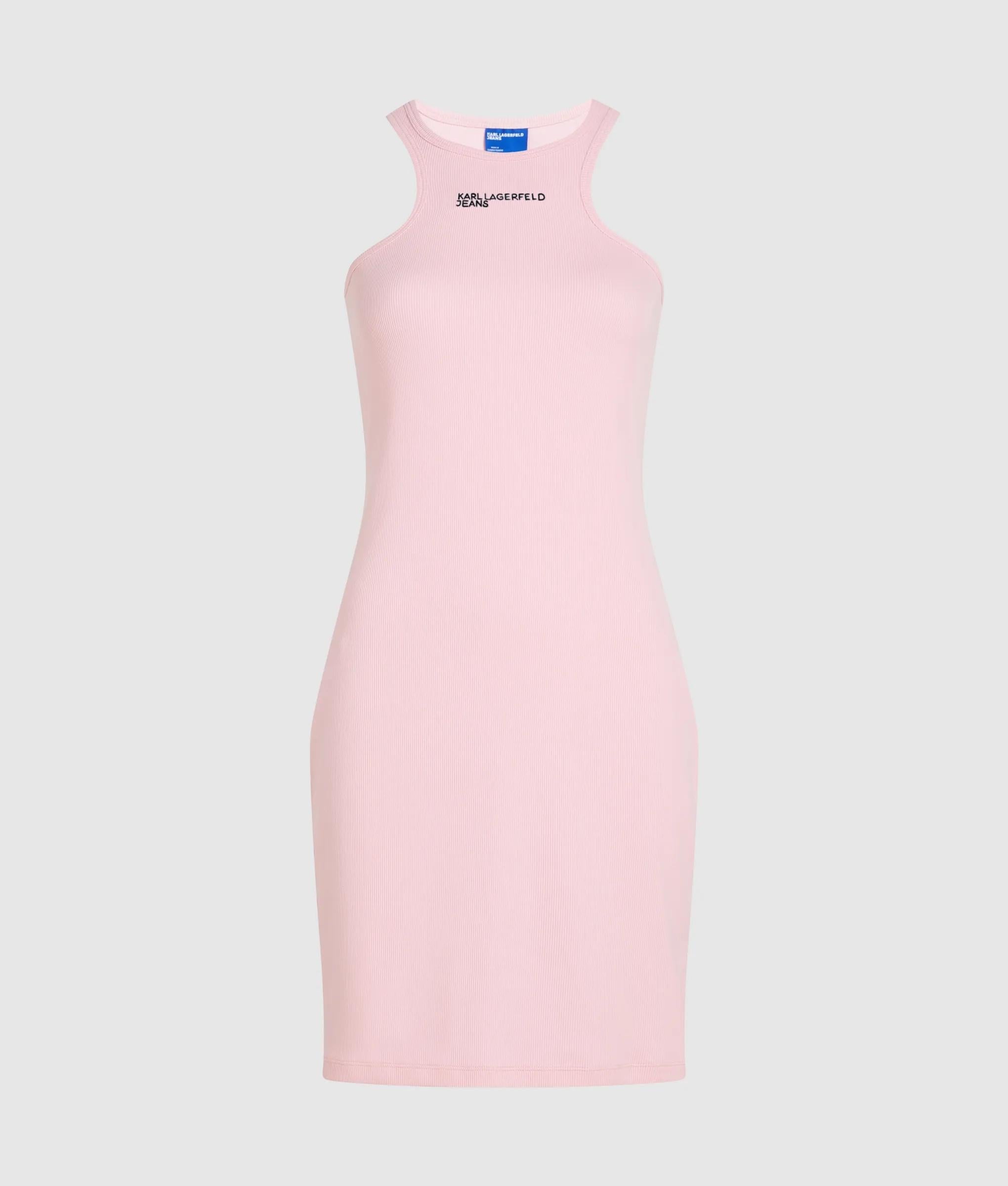 Ribbed racer dress