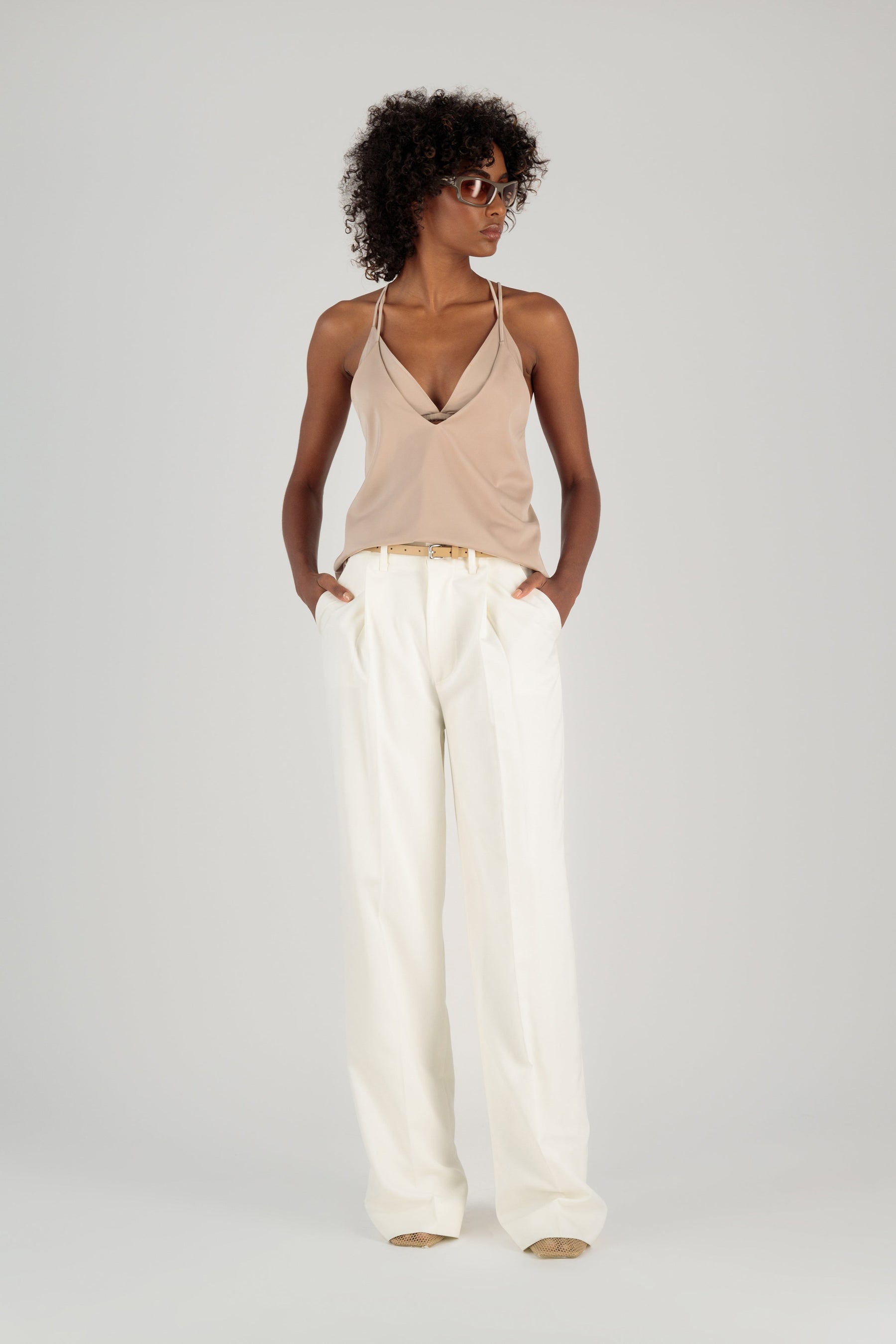 X-BACK SATIN V CAMI