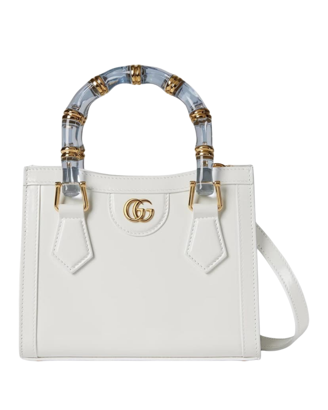 Gucci Diana Polished Leather Tote Bag