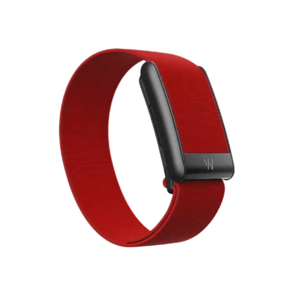 Whoop 5.0 Coreknit Cardinal Band (12 Month Peak Subscription Included)