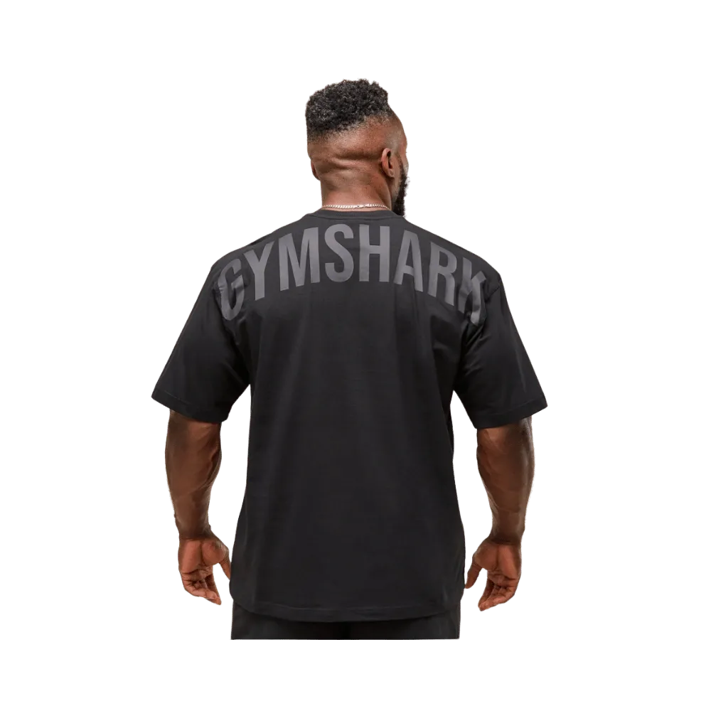 Gymshark Power T-Shirt Oversized Fit Black