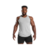 Gymshark Critical Tank Slim Fit Light Grey Marl