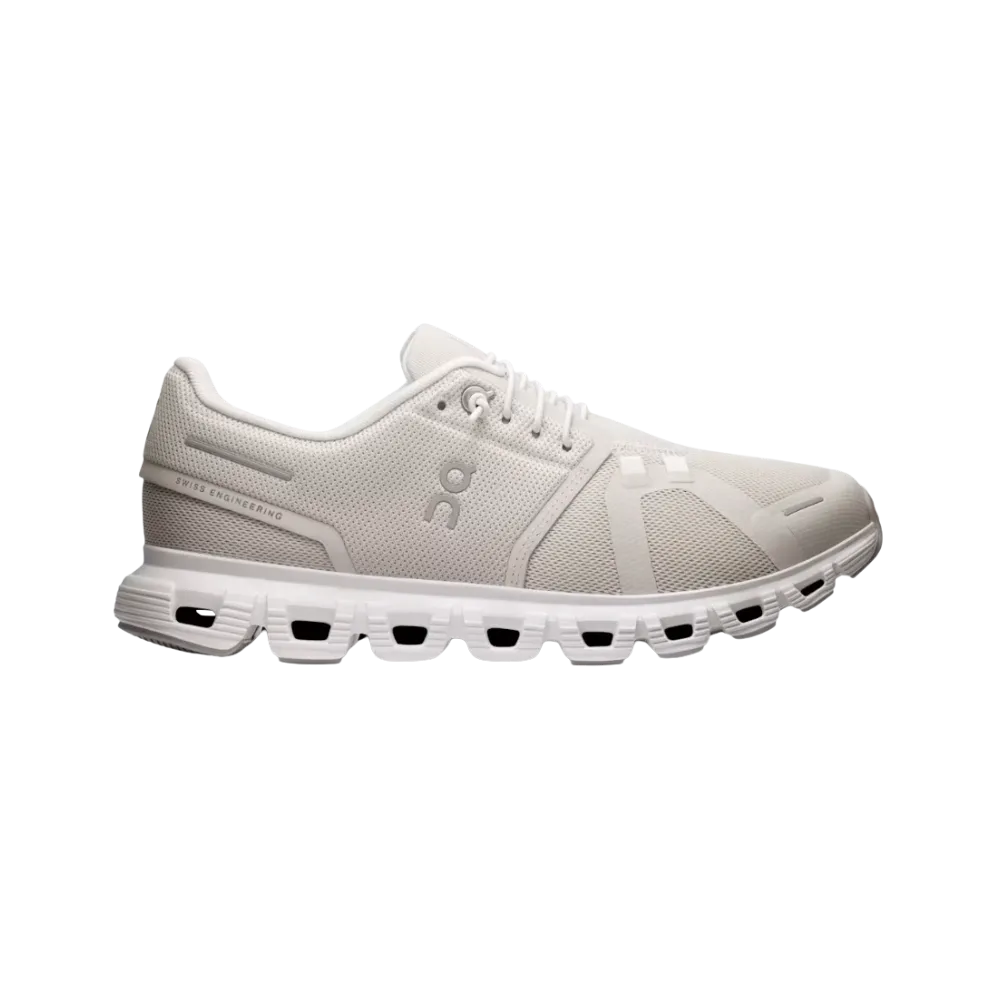 On Running Cloud 6 Pearl | White
