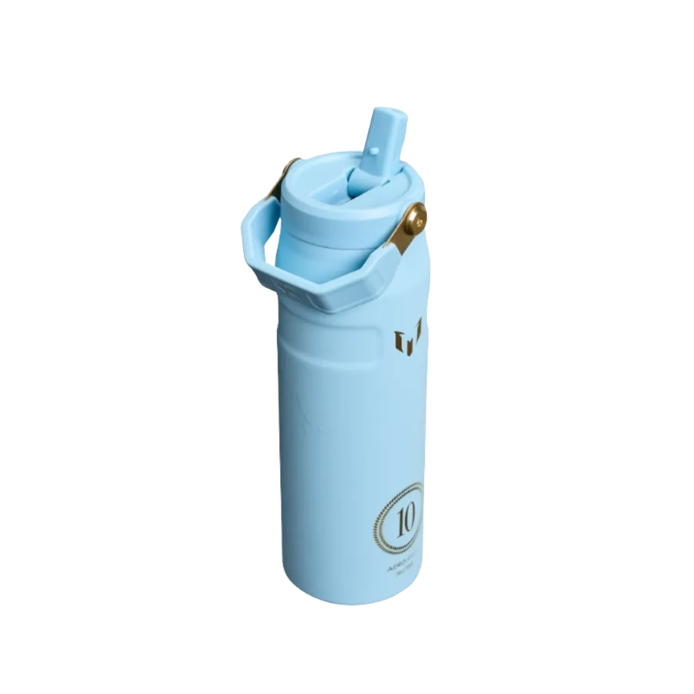 Messi x Stanley 1913 IceFlow™ Flip Straw 2.0 Bottle 'Messi Striker Blue'