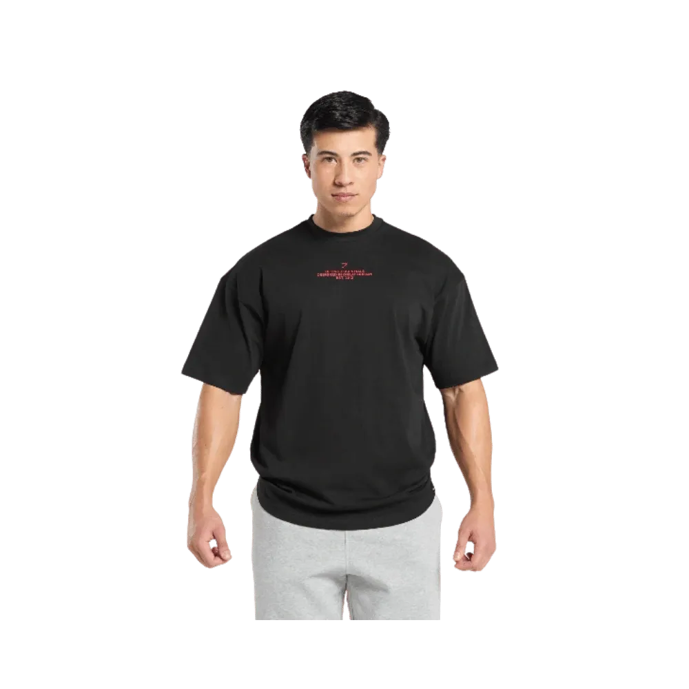 Gymshark Lifting Club Graphic T-Shirt Black