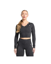 Adapt Camo Seamless Long Sleeve Top Body fit Asphalt Grey/Black