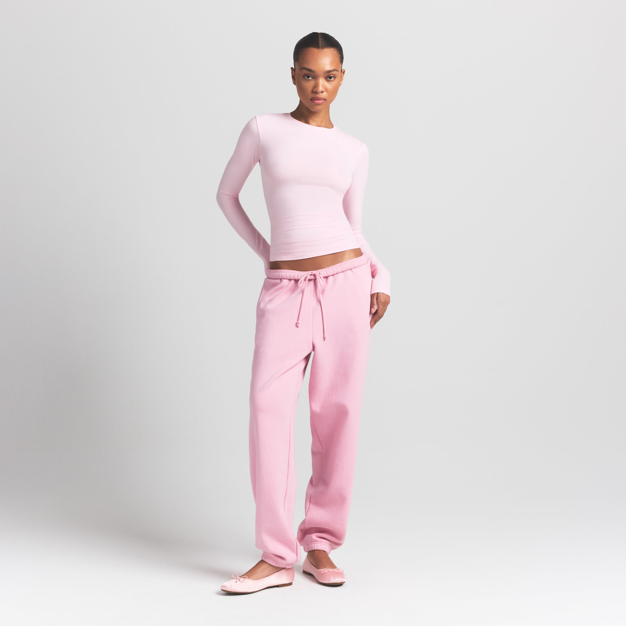 Cotton Jersey Long Sleeve T-shirt