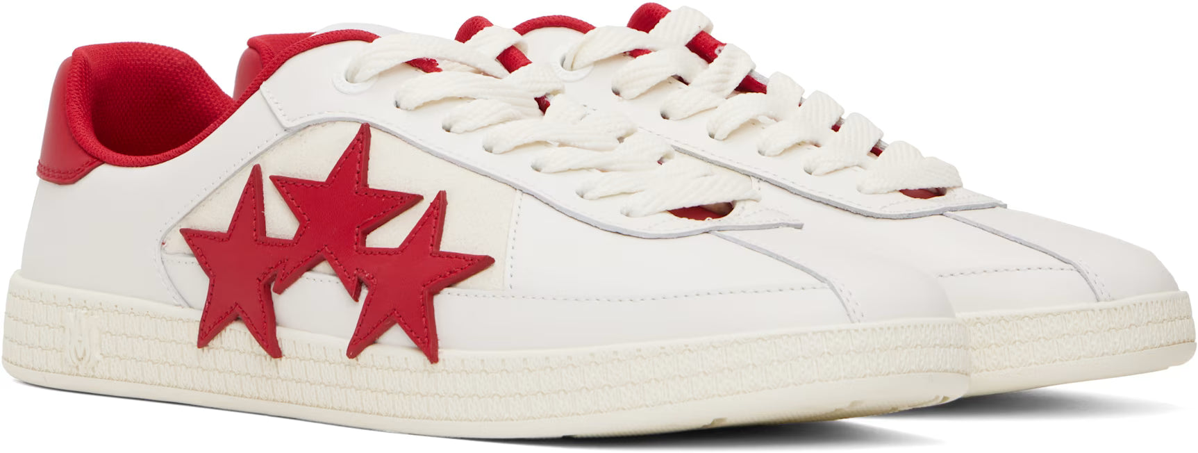 AMIRI White & Red Pacific Sneakers