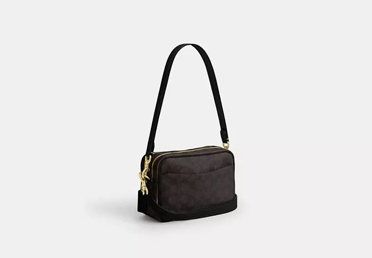 Mini Carey Crossbody Bag In Signature Canvas