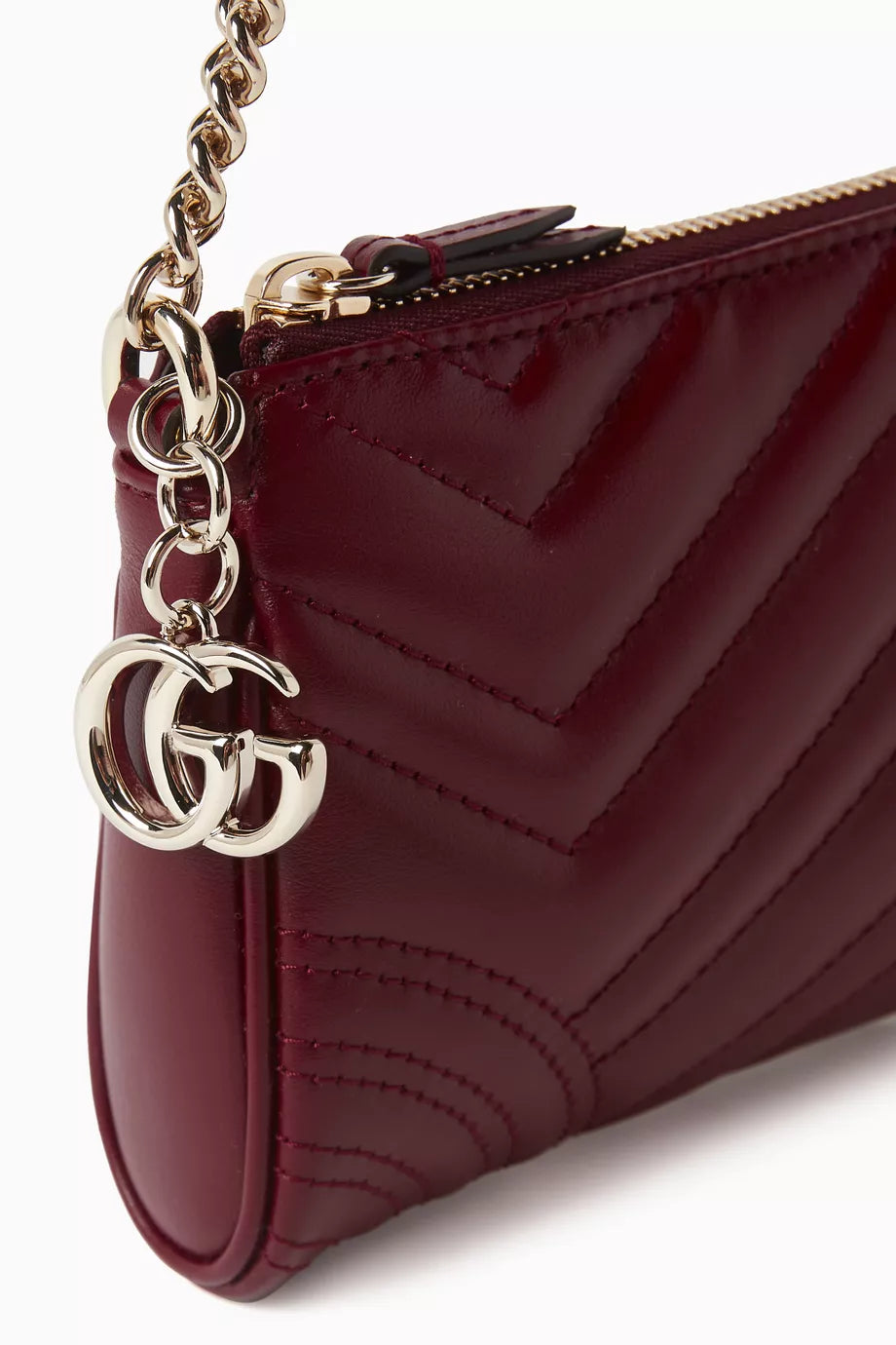 Mini GG Shoulder Bag in Quilted Leather
