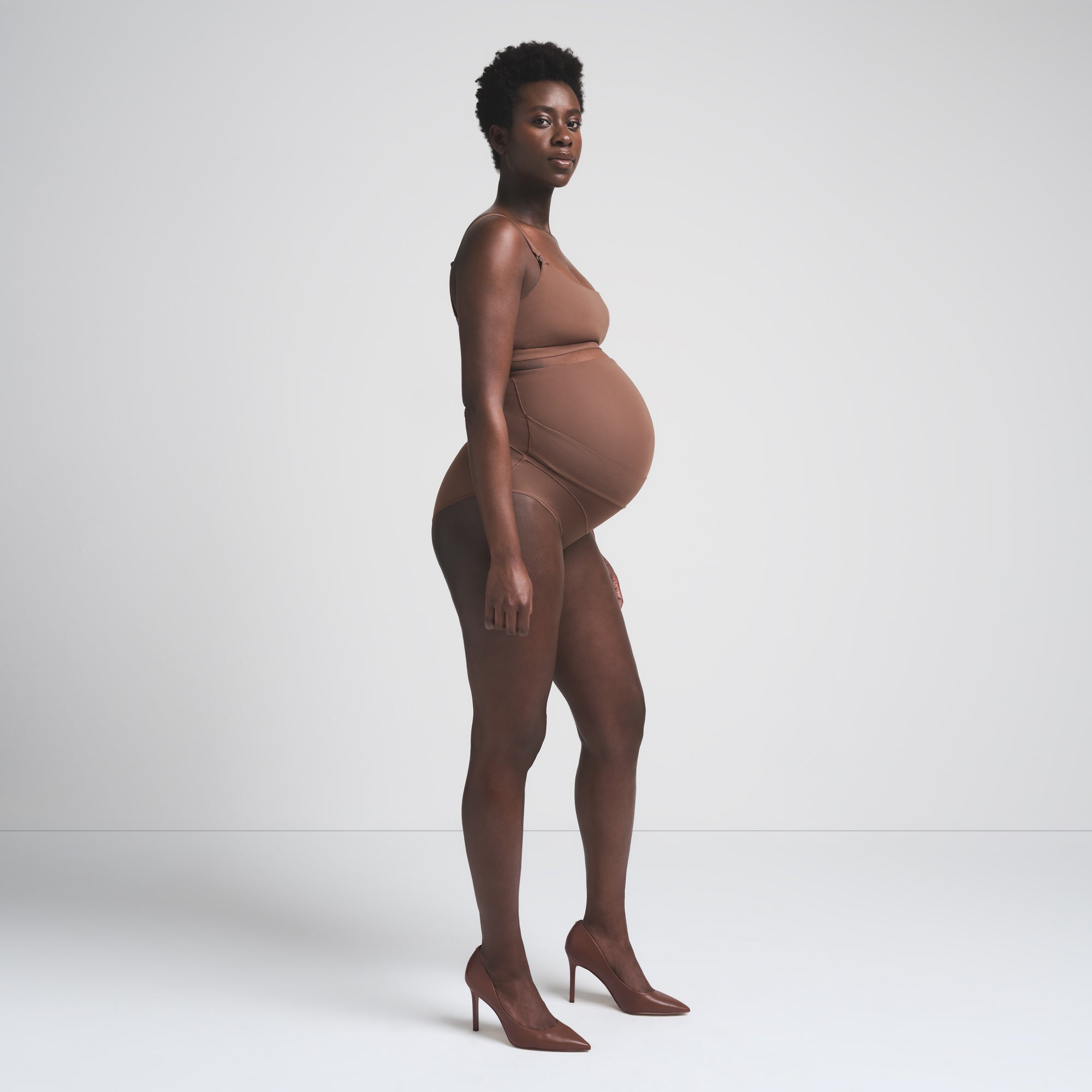 Fits Everybody Maternity Banded High-waisted Brief