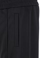 Palm angels Black Pants with Lettering Logo Printed on the Back in Tech Fabric Man