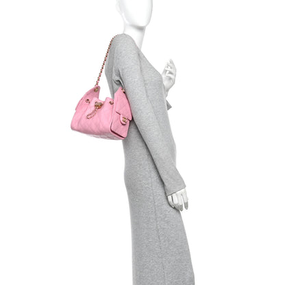 Caviar Quilted Mini Chanel 25 Handbag Pink