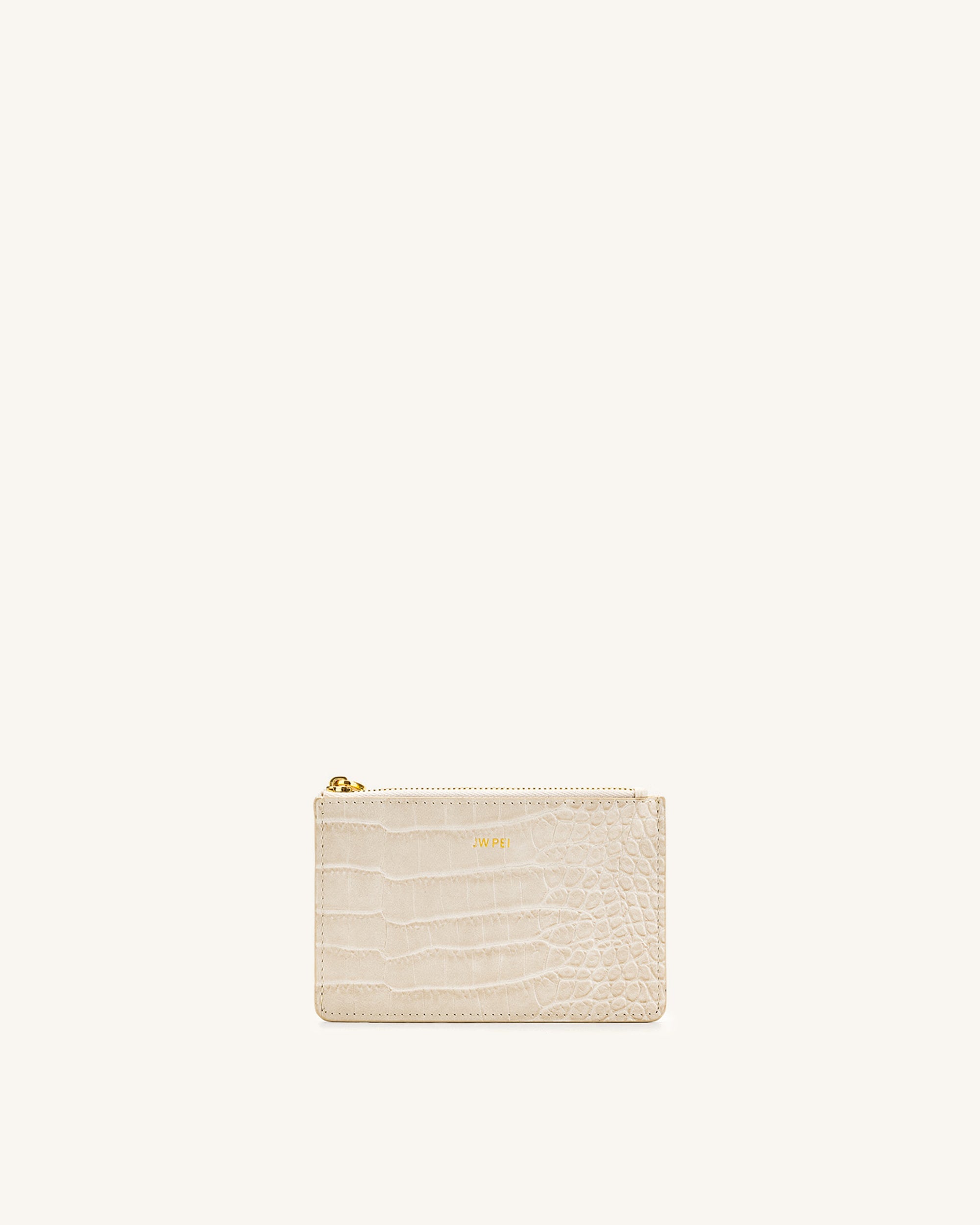 Quinn Zipped Card Holder - Ice Croc