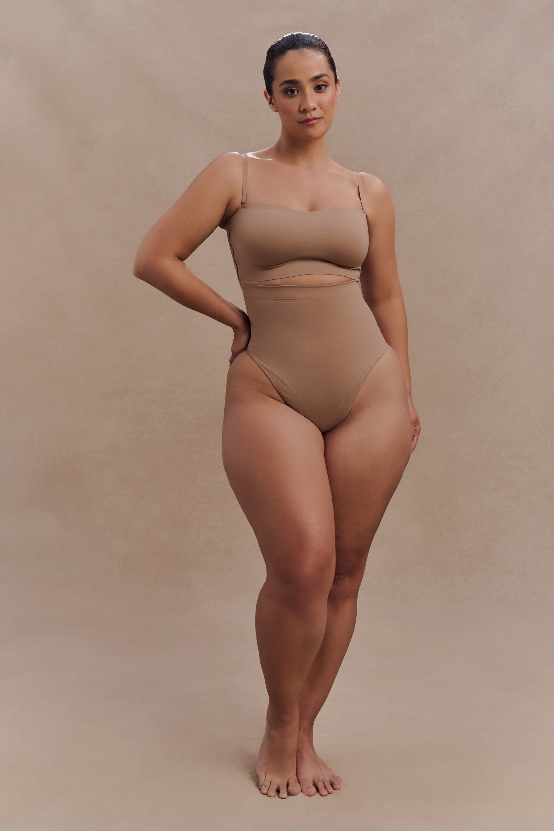 Joanna Strapless Shapewear Bra - Latte