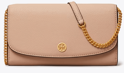 Tory Burch ROBINSON PEBBLED CHAIN WALLET - Bags | Shop From The Mirage