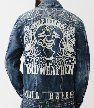 BW x TR BIG T FLAME TRUCKER JACKET