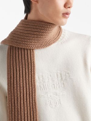 Prada wool and cashmere crew-neck sweater