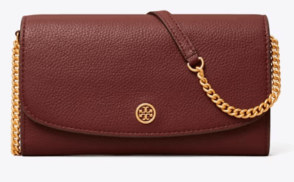 Tory Burch ROBINSON PEBBLED CHAIN WALLET - Bags | Shop From The Mirage