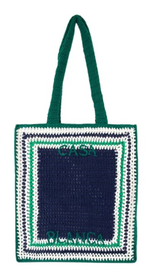Casablanca Crochet Shopper Bag