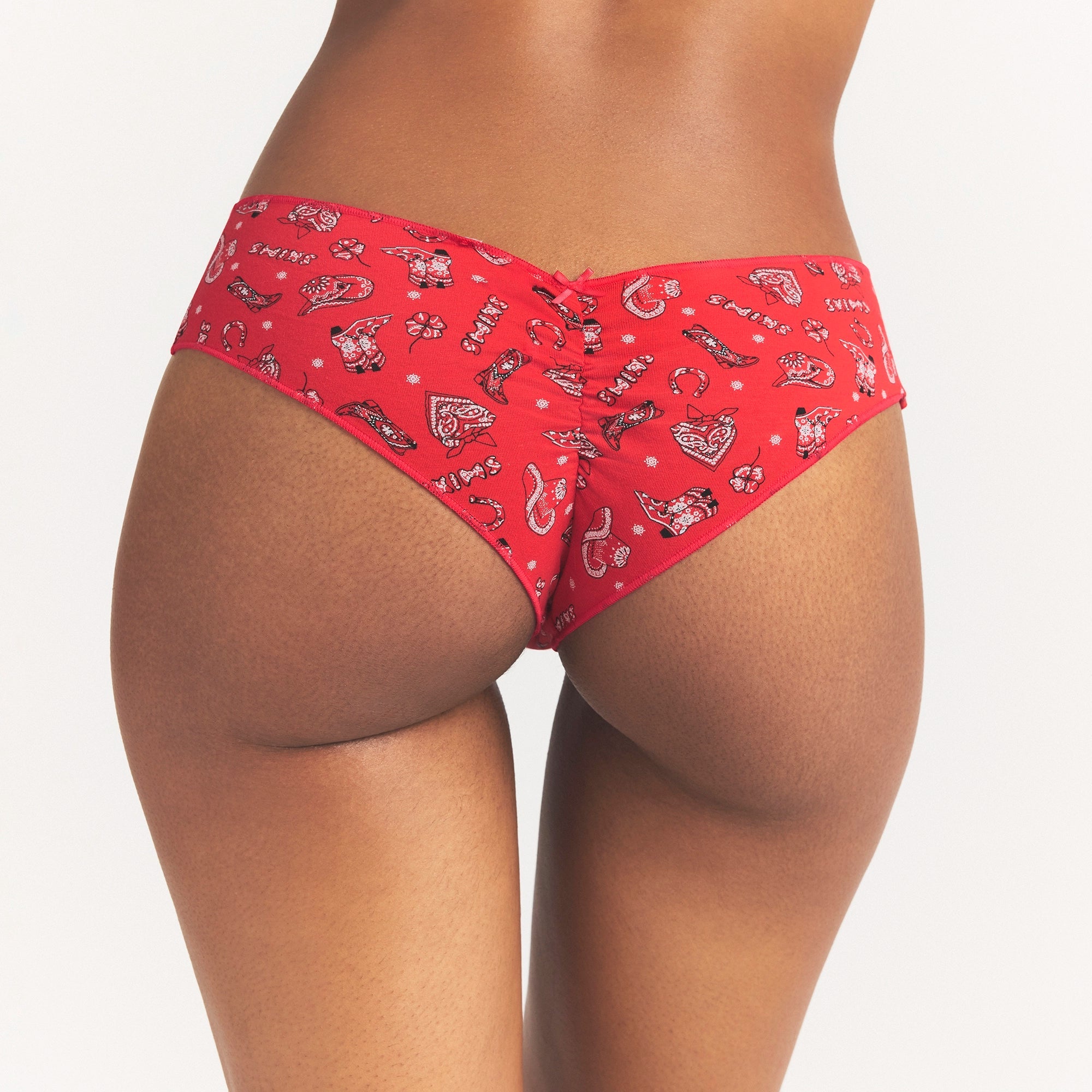 Lightweight Cotton Ruched Back Hipster 10-pack