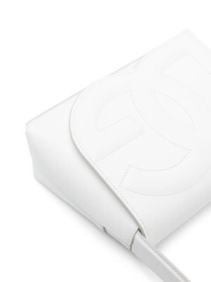 Dolce & Gabbana Logo-embossed leather Shoulder Bag