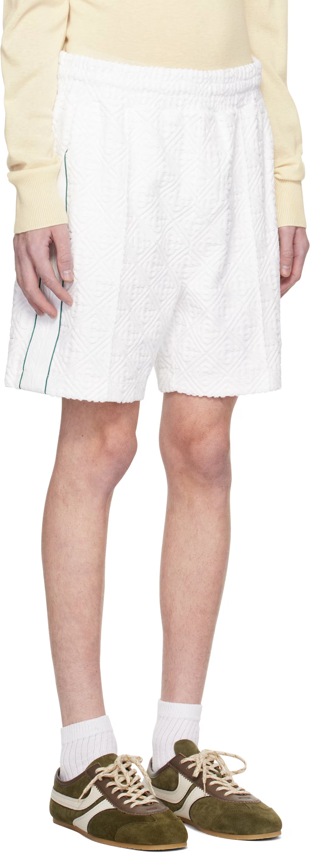 Off-White Jacquard Monogram Towelling Shorts
