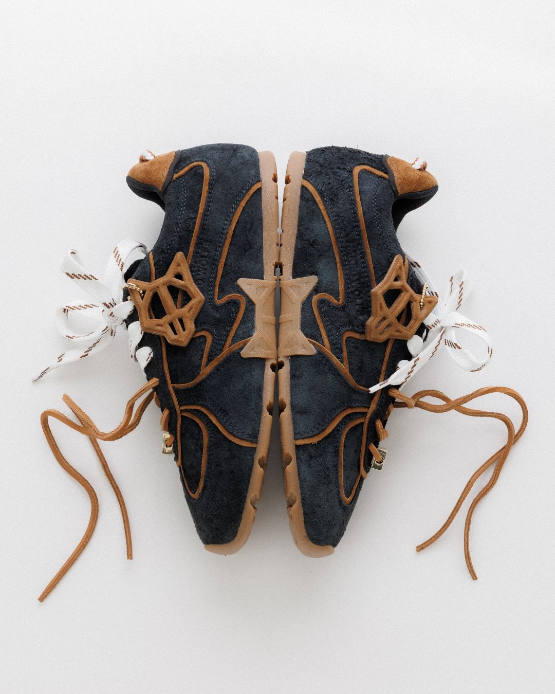 Adored Navy Tie Dye Suede