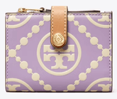 Tory Burch T MONOGRAM CONTRAST EMBOSSED BI-FOLD WALLET - Wallets | Shop From The Mirage