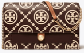 Tory Burch T MONOGRAM CONTRAST EMBOSSED CHAIN WALLET - Wallets | Shop From The Mirage