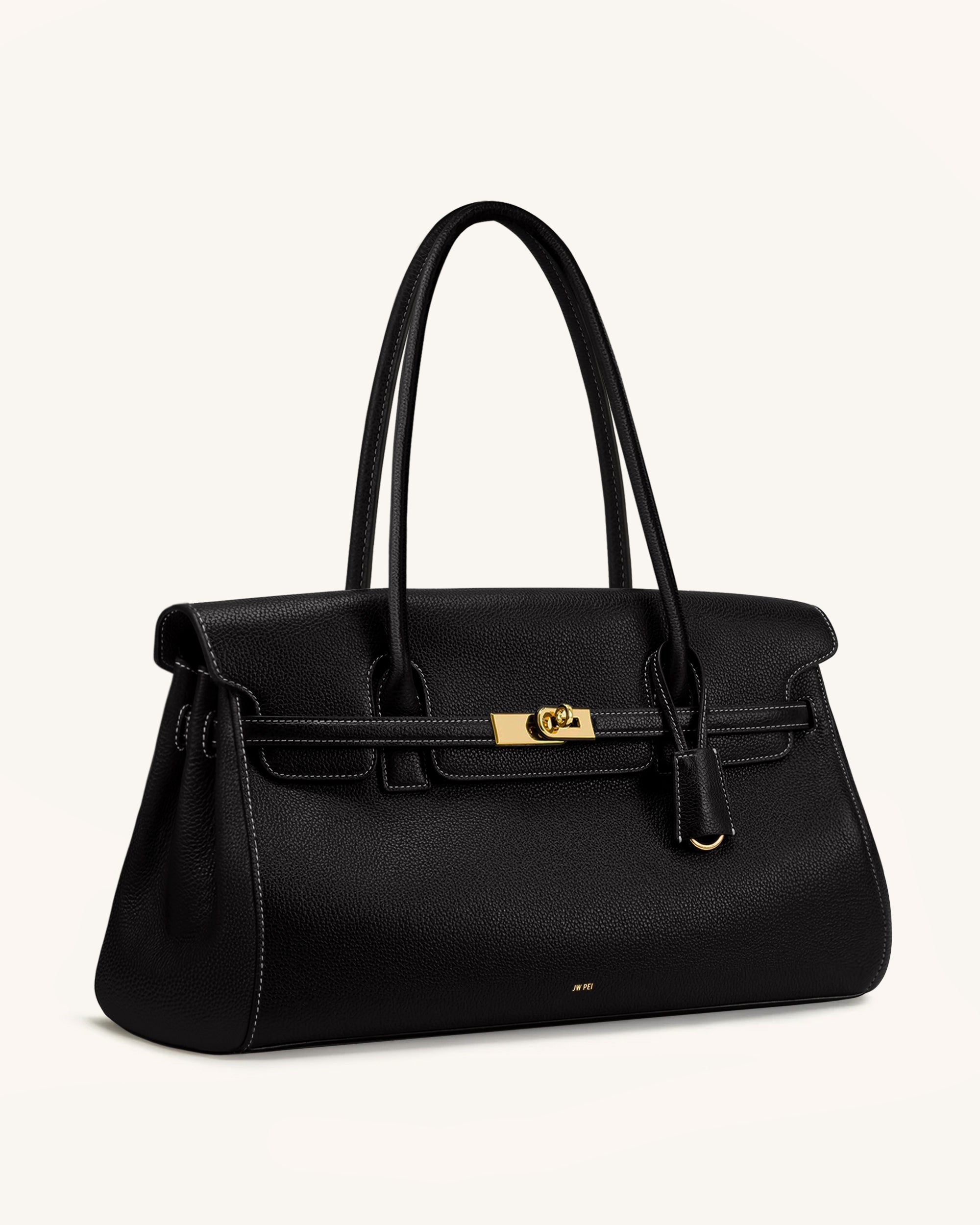 Yara Large Shoulder Bag - Dark Brown