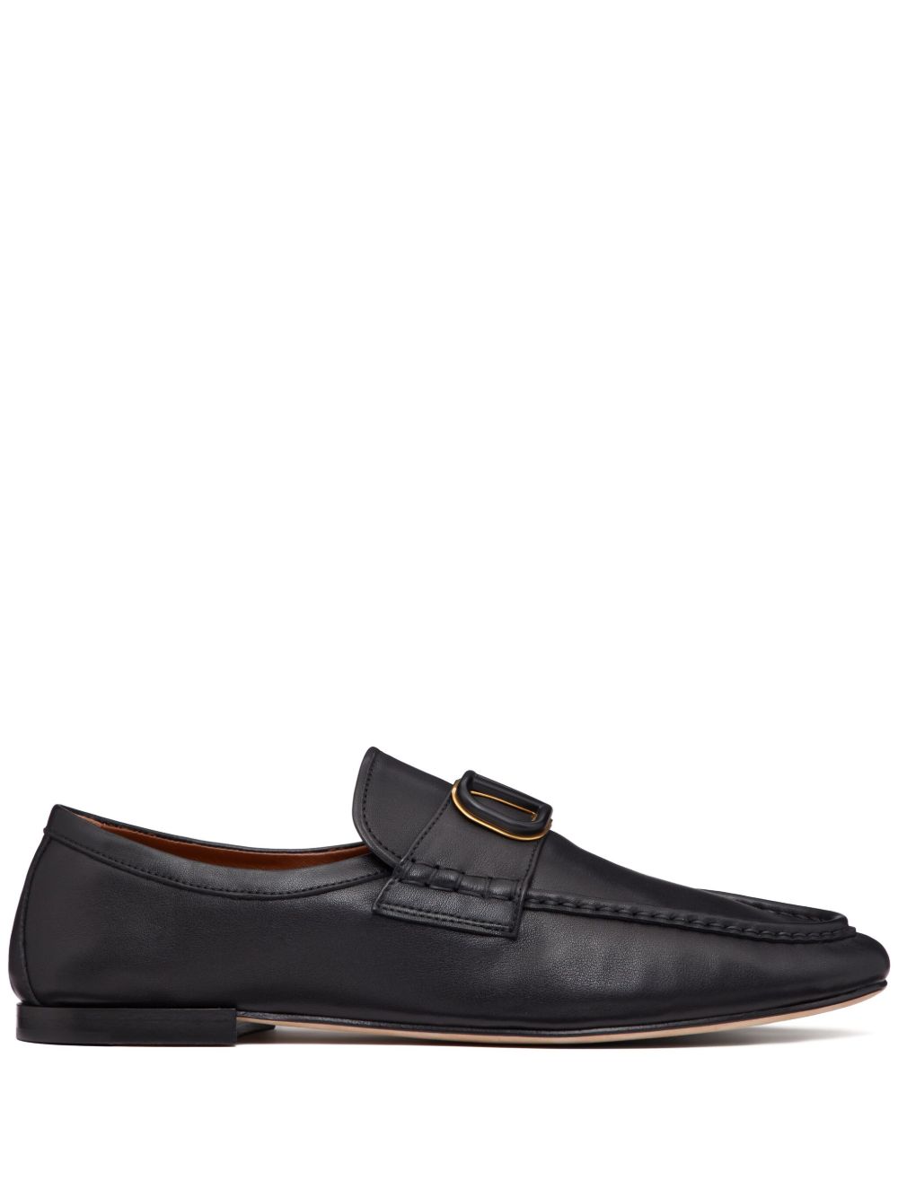 VLogo Signature leather loafers