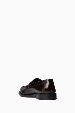 Prada Loafers in Brushed Leather