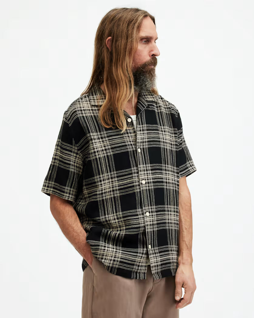 Padres Checked Relaxed Fit Shirt