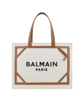 Canvas Leather Tote Bag