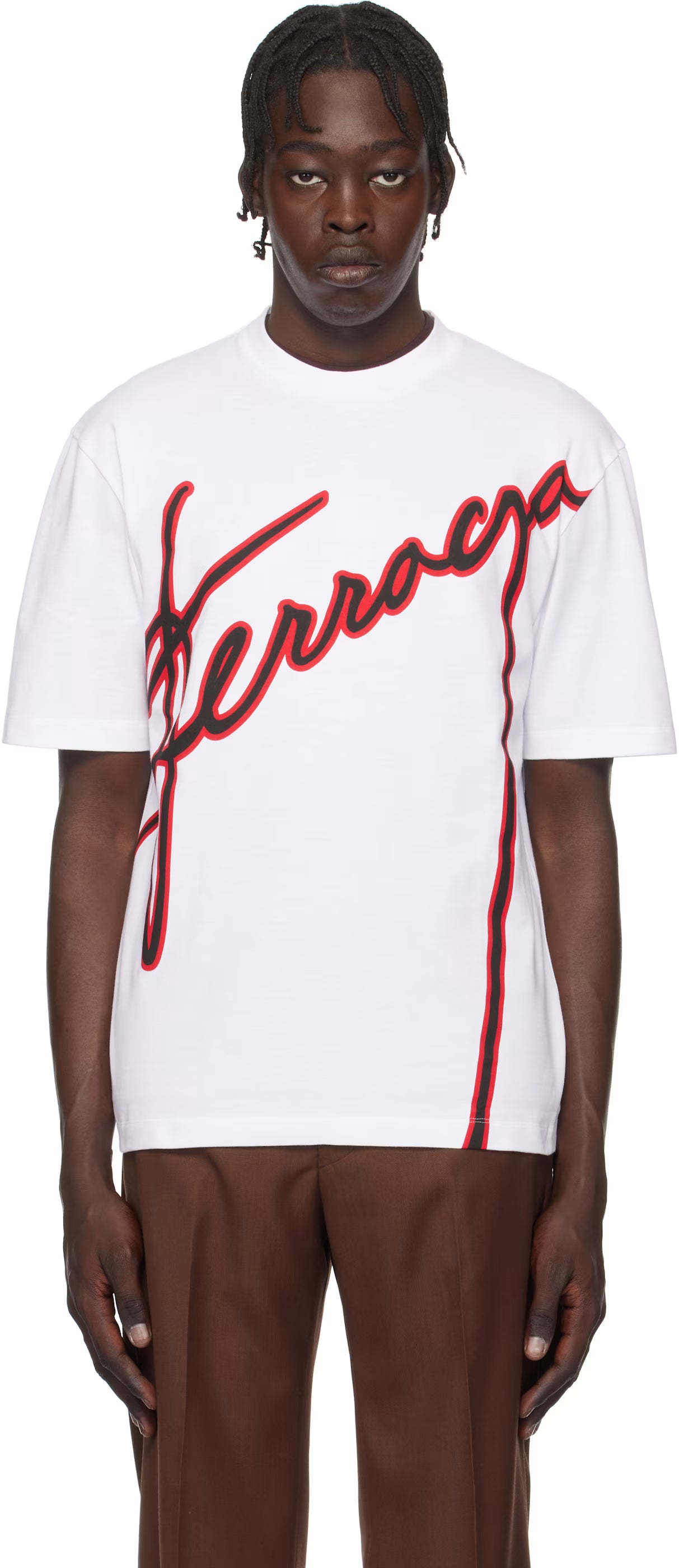 Ferragamo White Short Sleeved T-shirt