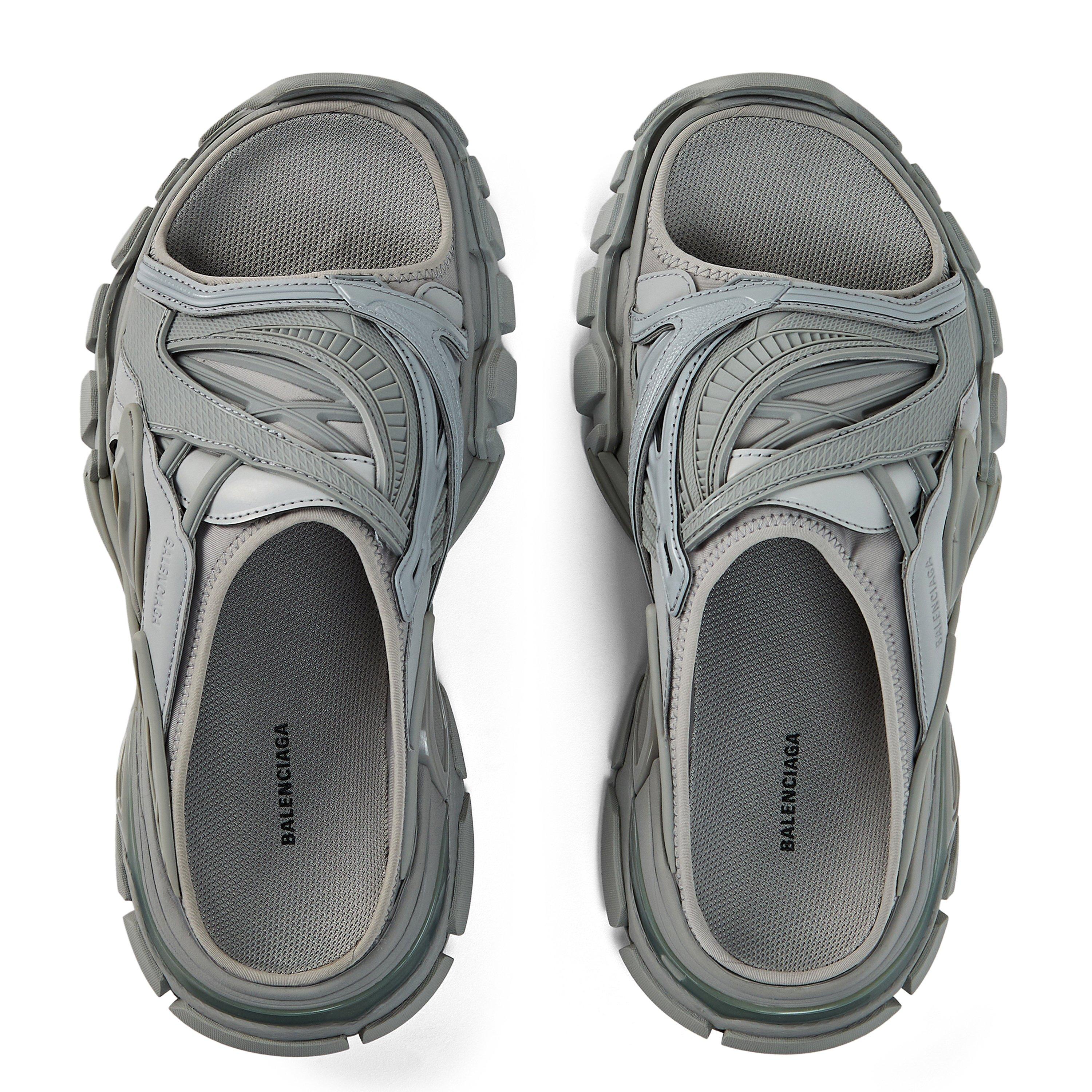 Track Slide Flat Sandals