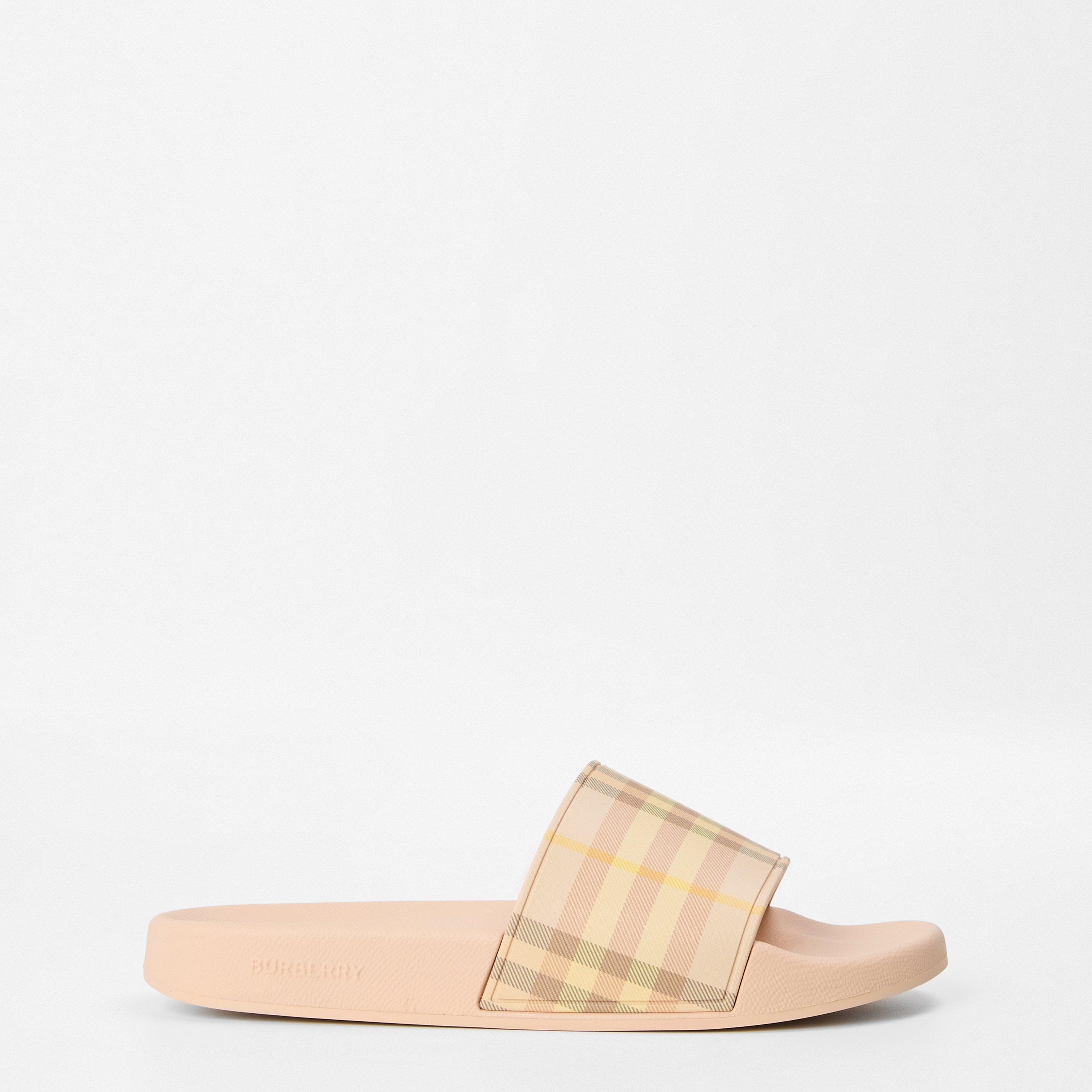 Vintage Check Furley Sliders