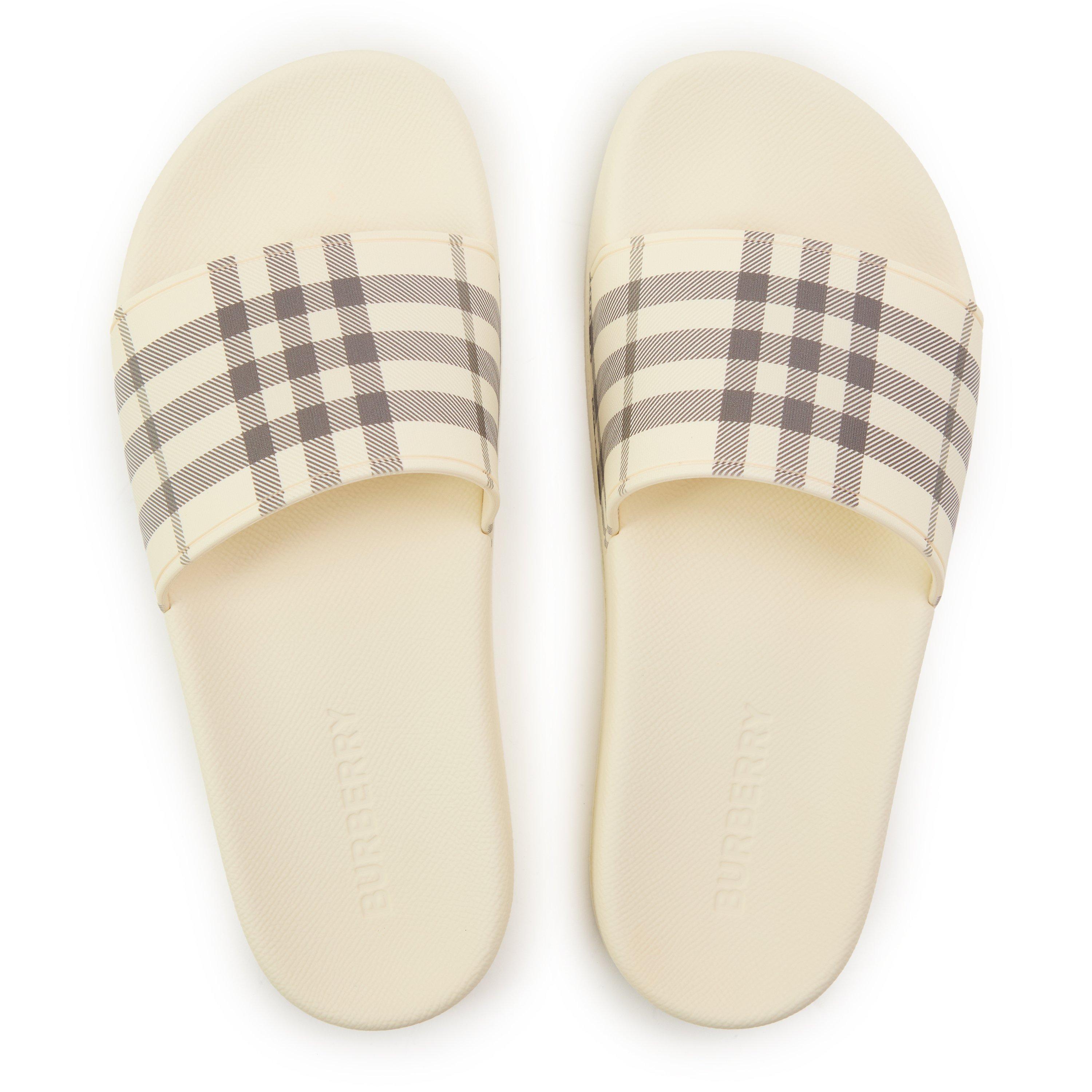 Vintage Check Furley Sliders
