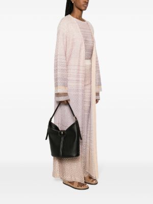 VLogo leather shoulder bag