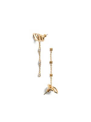 VLogo Signature drop earrings