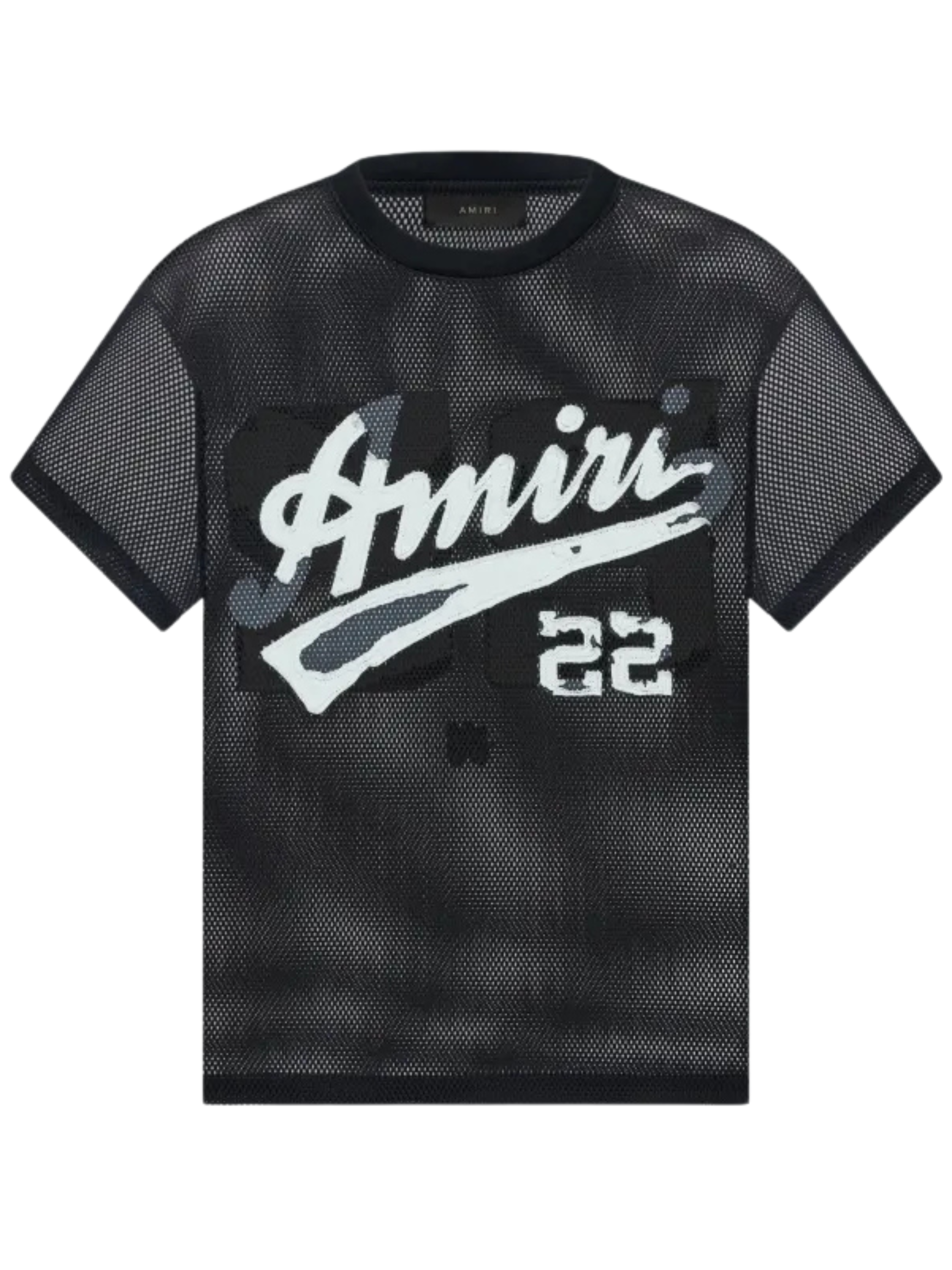 AMIRI 22 MESH TEE BLACK