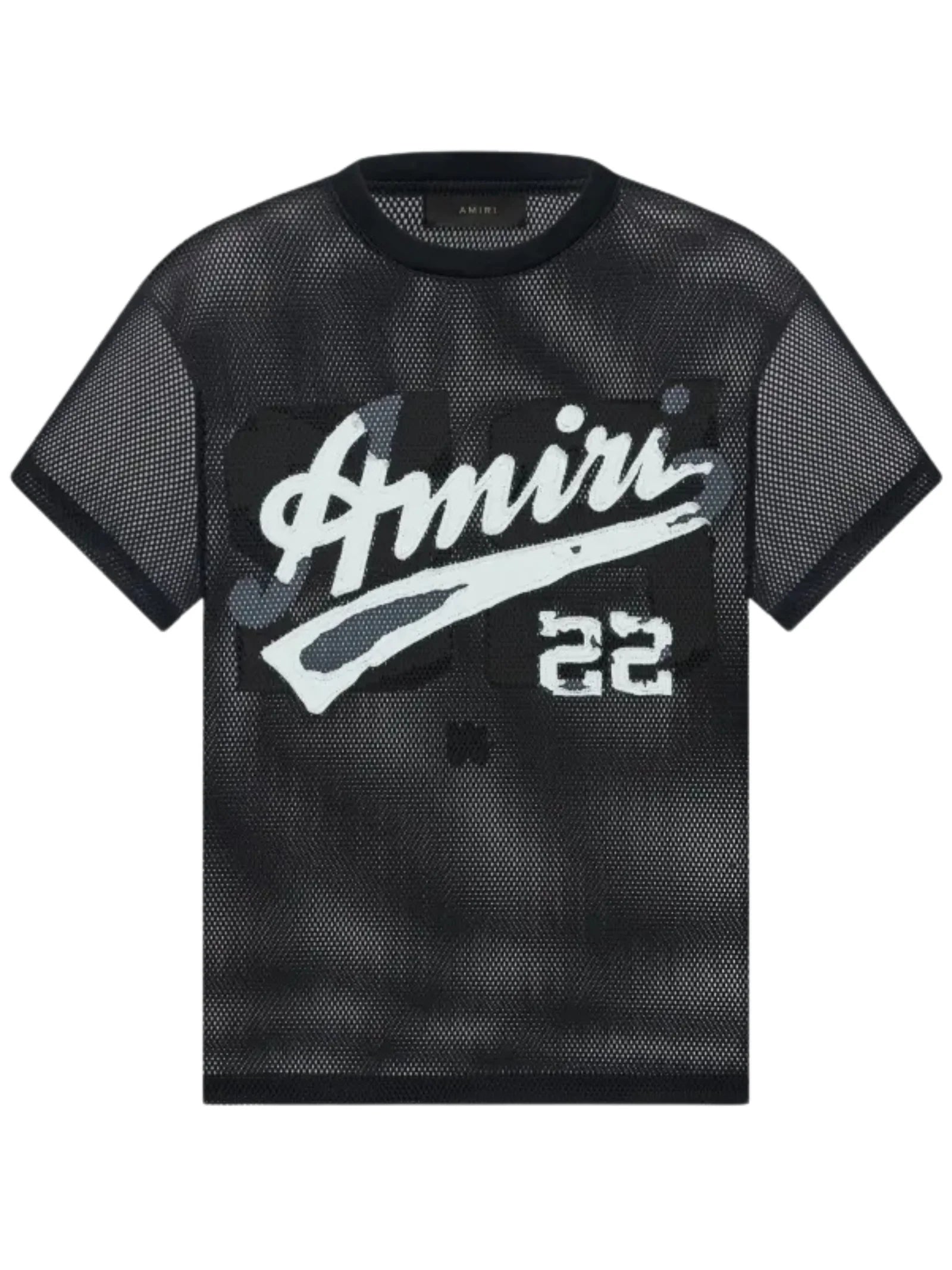 AMIRI 22 MESH TEE BLACK