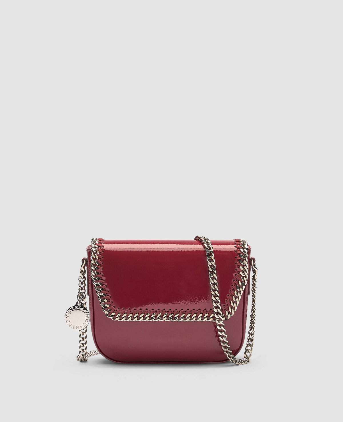 STELLA MCCARTNEY Falabella Patent Flap Crossbody Bag