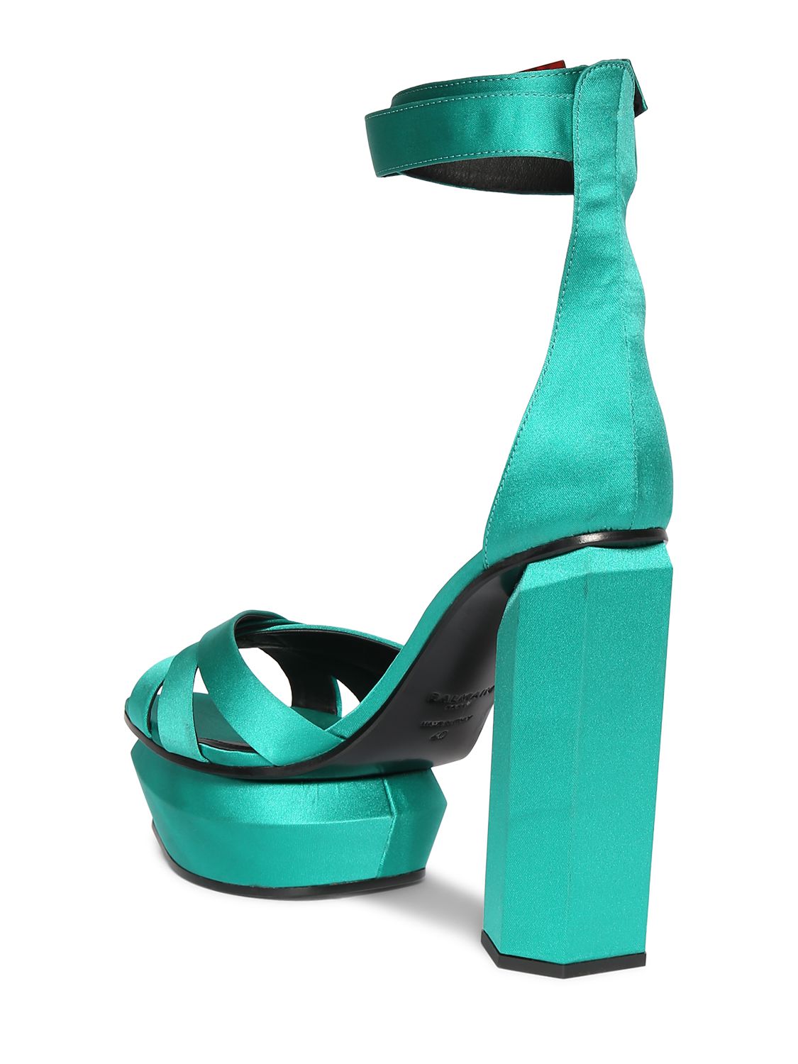 Balmain Balmain 95mm Ava platform poly sandals - Size: UK 3 Heels | Shop From The Mirage