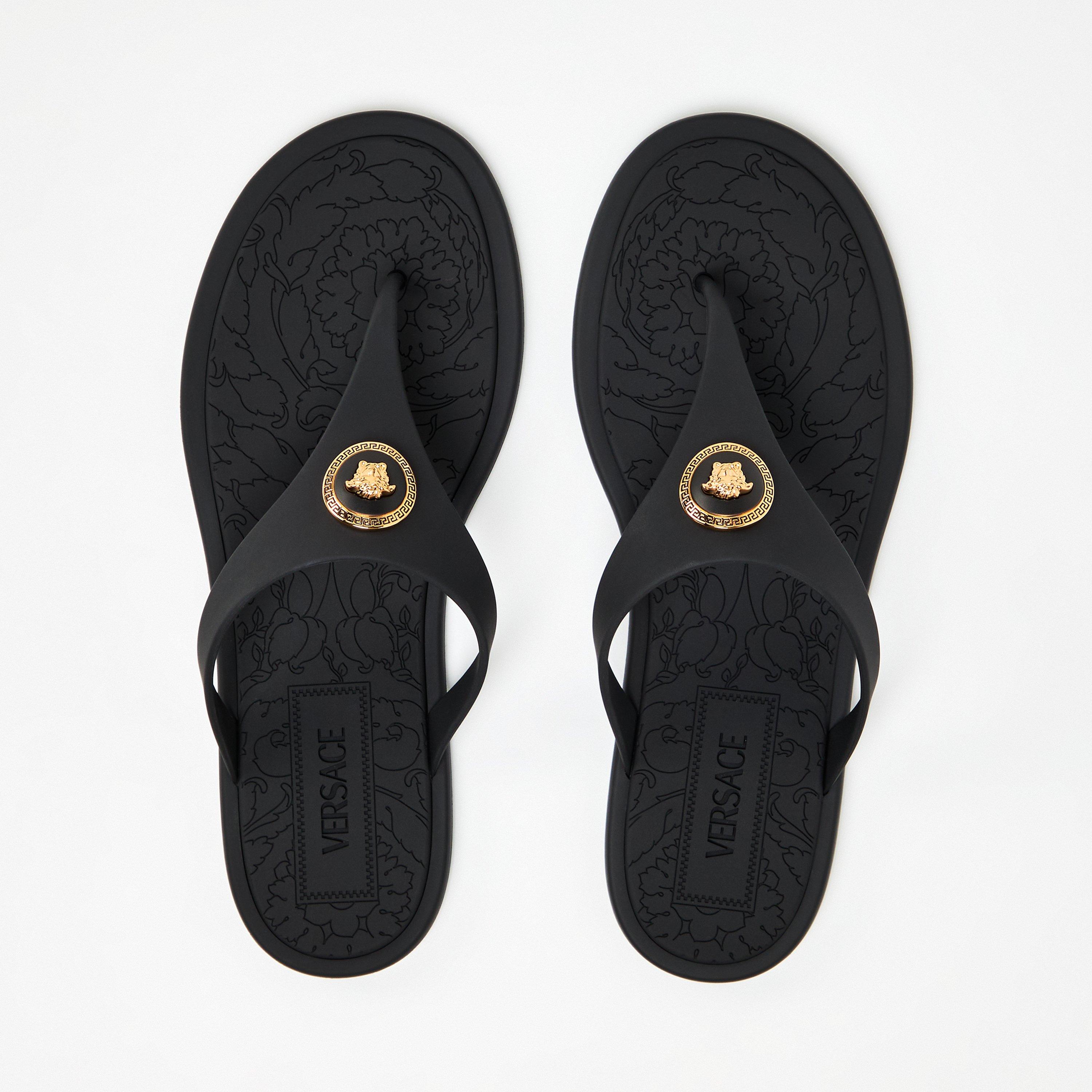 Alia Rubber Flat Sandals