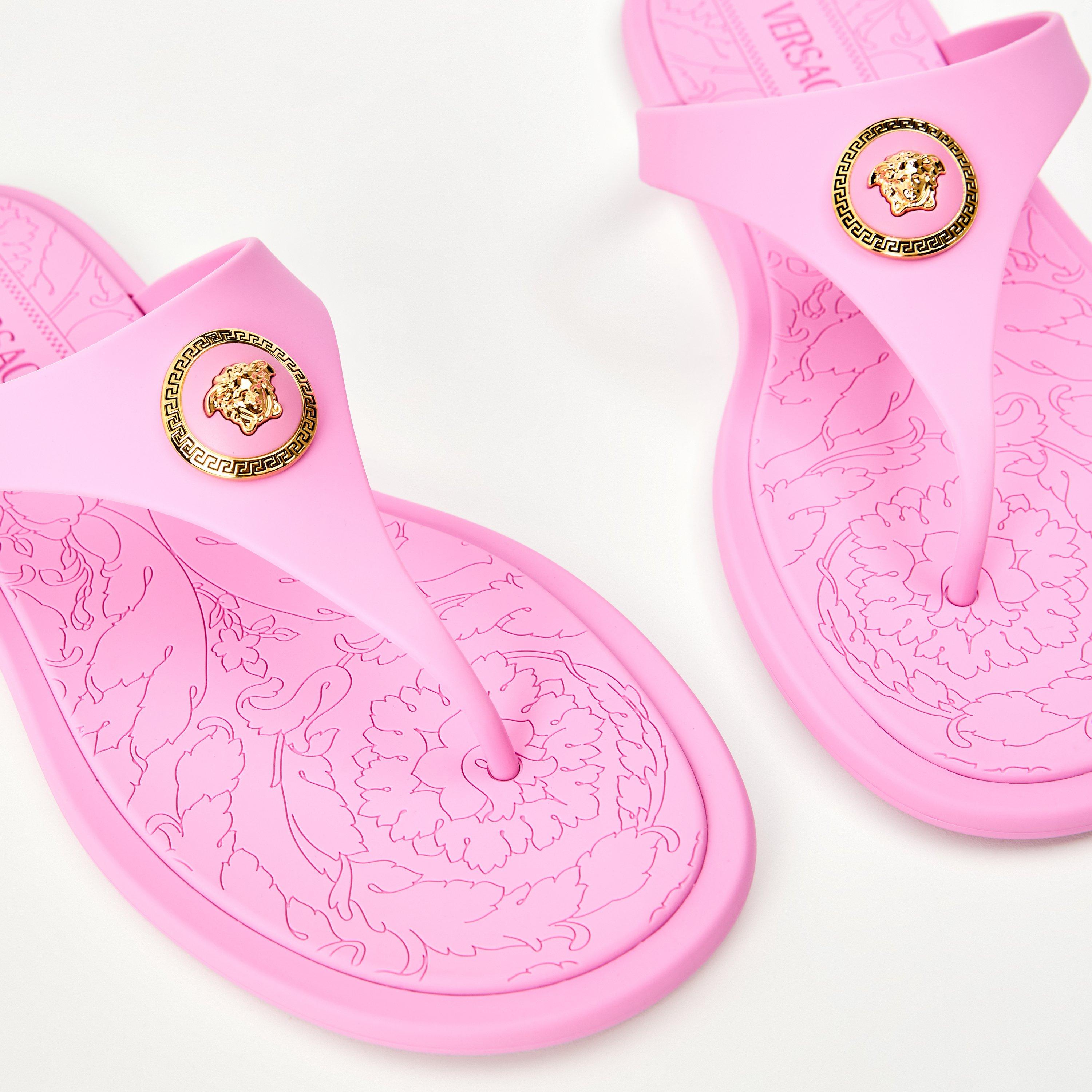 Alia Rubber Flat Sandals
